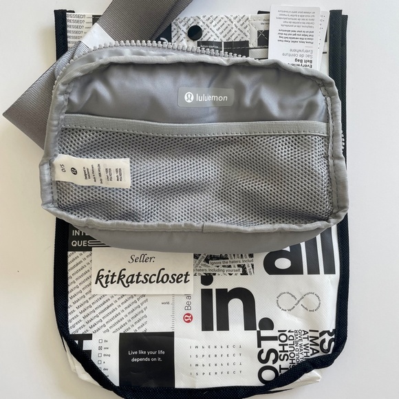 **LAST ONE** 🆕 1L SILVER DROP - NWT lululemon everywhere belt bag EBB 1L - Picture 9 of 11